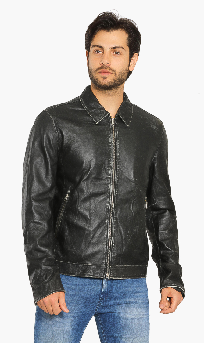 

Replay Biker Leather Jacket