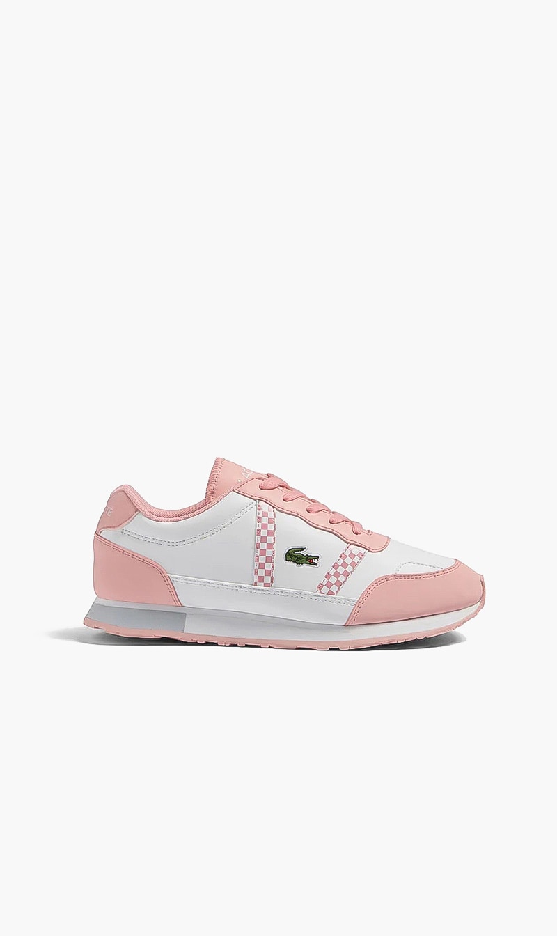 

Lacoste Pink Partner Lace Sneakers for Girls | The Deal Outlet