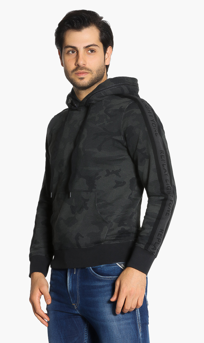 

Replay Camouflage Zipped Hoody