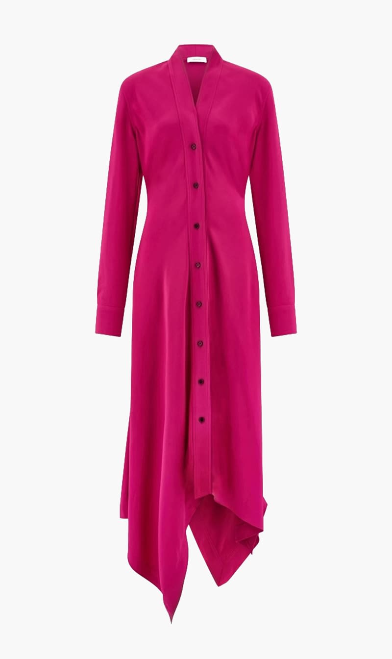 Ferragamo Pink Shirt Dress for Women
