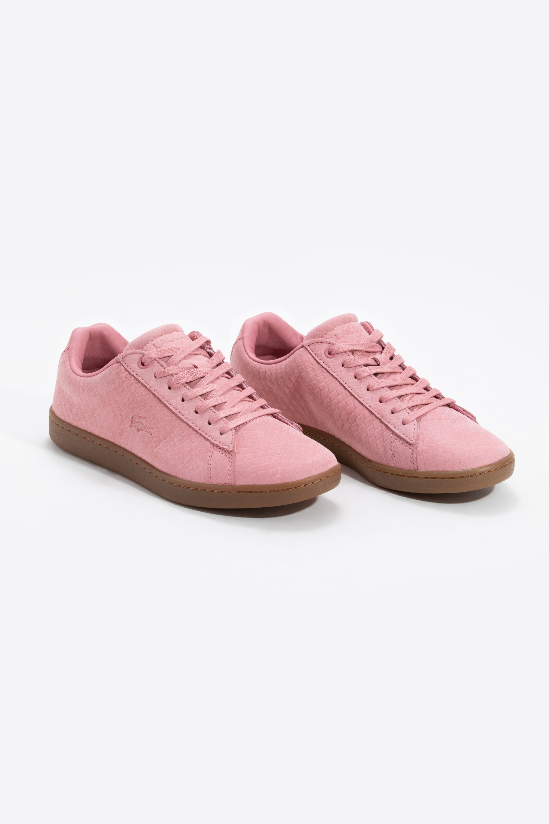 

Lacoste Carnaby Evo Embossed Leather Pink Sneaker