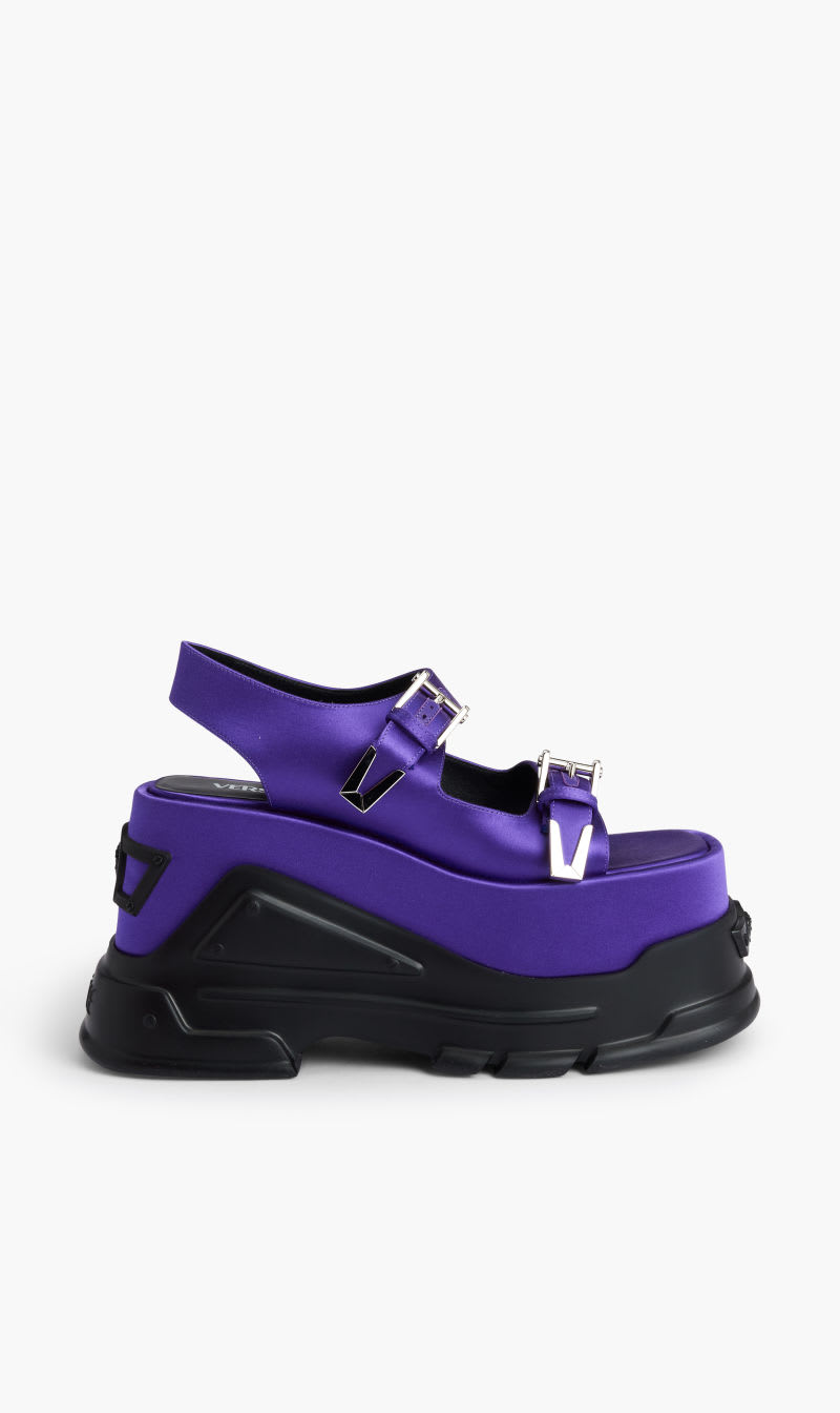 

Versace Multi-color Plain Double Platform Sandal for Women | The Deal Outlet