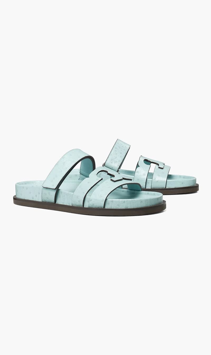 

Tory Burch Blue Ines Sport Slide for Women | The Deal Outlet