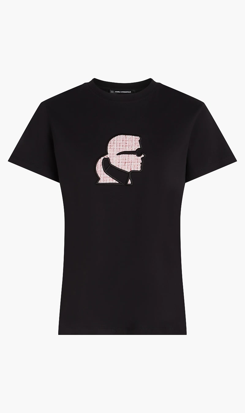 

Karl Lagerfeld Black Bounce Karl T Shirt for Women | The Deal Outlet
