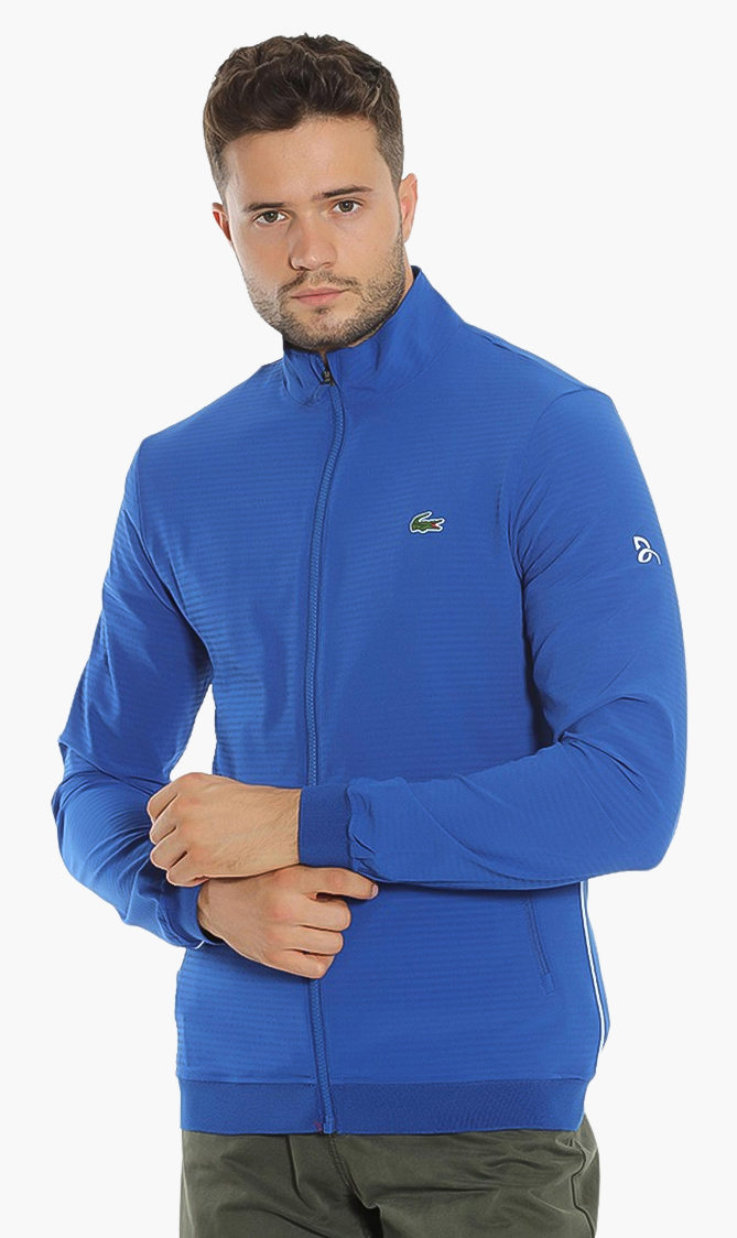 

Lacoste Novak Djokovic Textured Zip Jacket