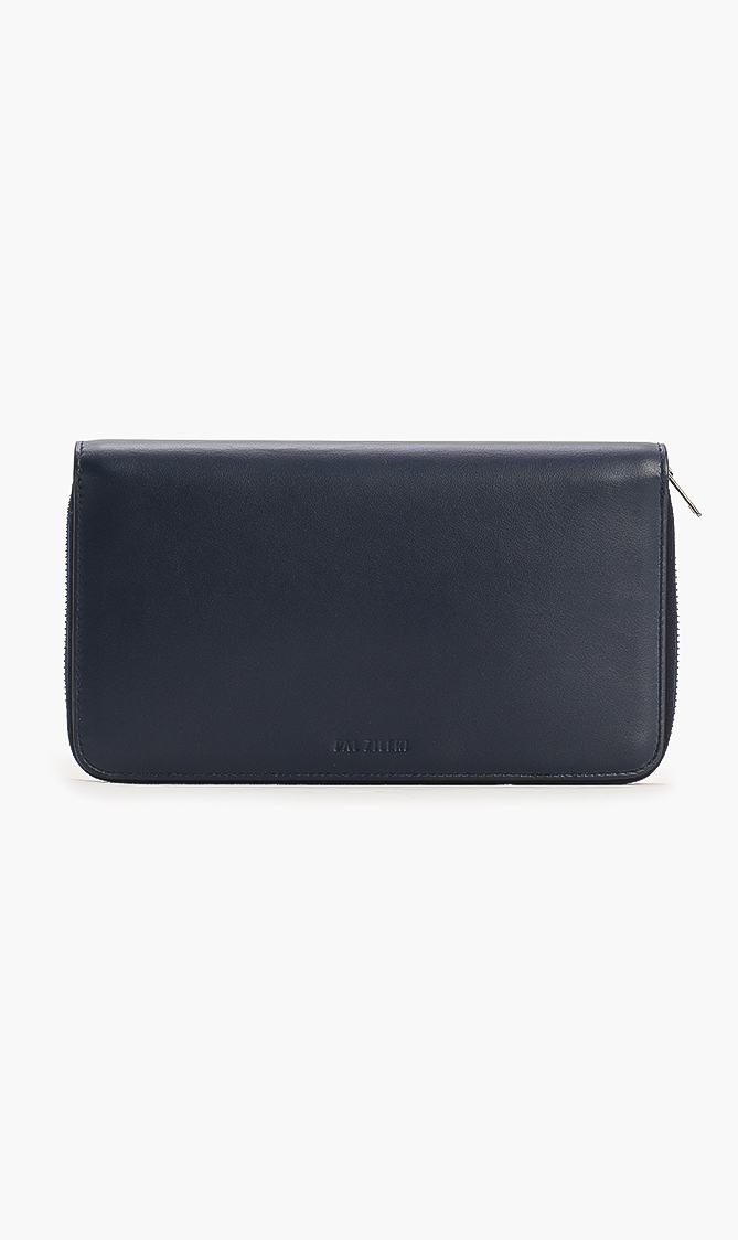 

Pal Zileri Leather Zip Around Long Wallet