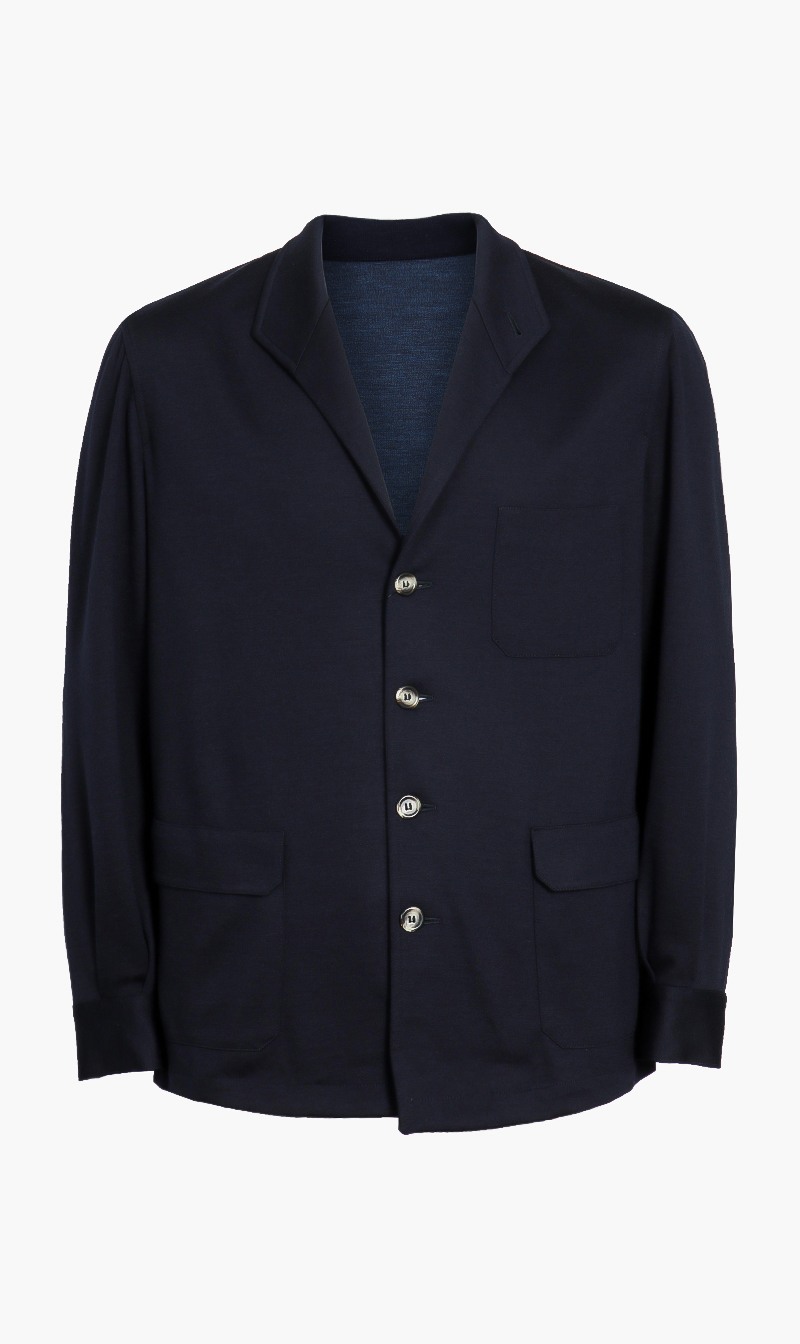 

Hackett London Blue 4 Buttoned Blazer for Men | The Deal Outlet