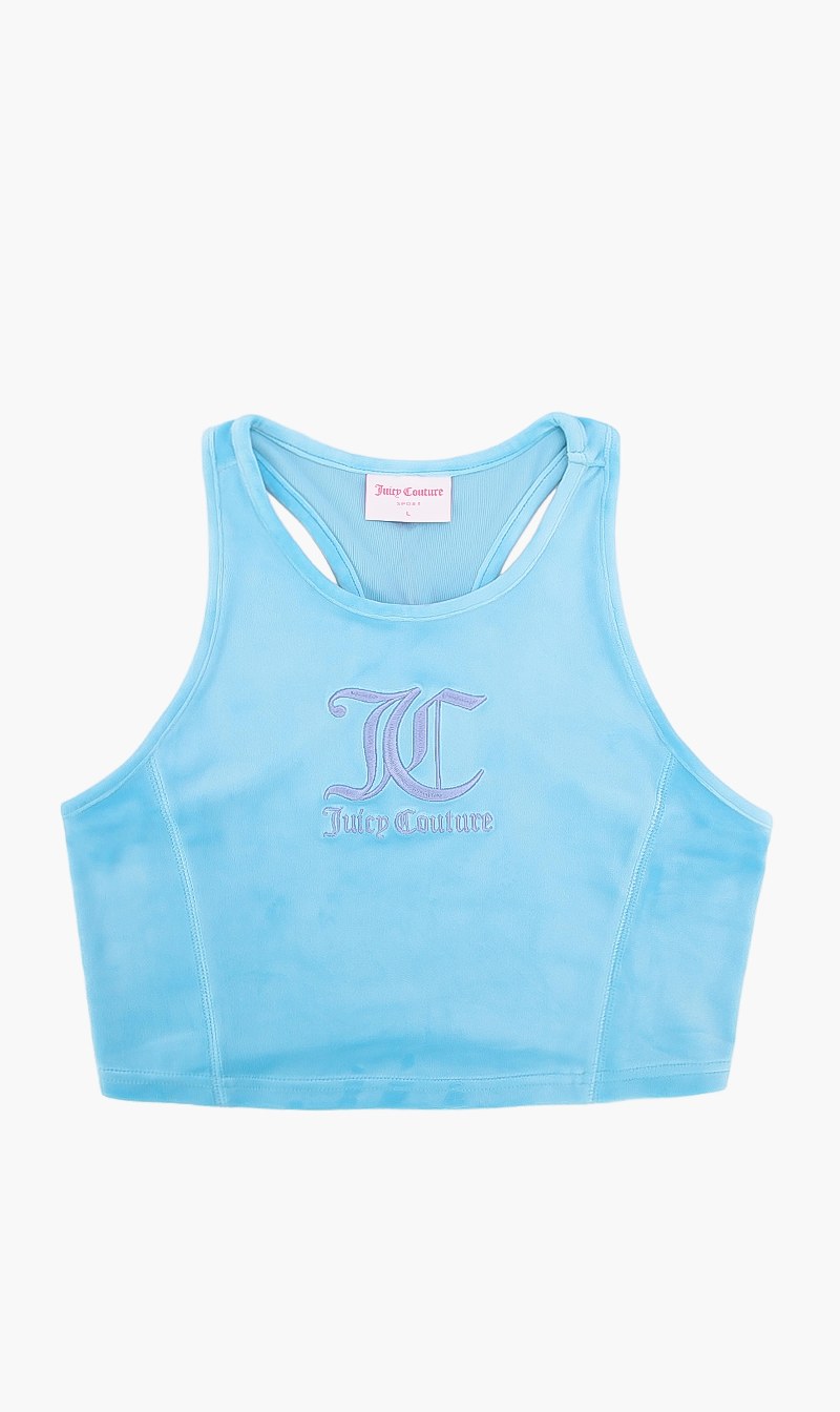 

Ezra Velour Top, Blue