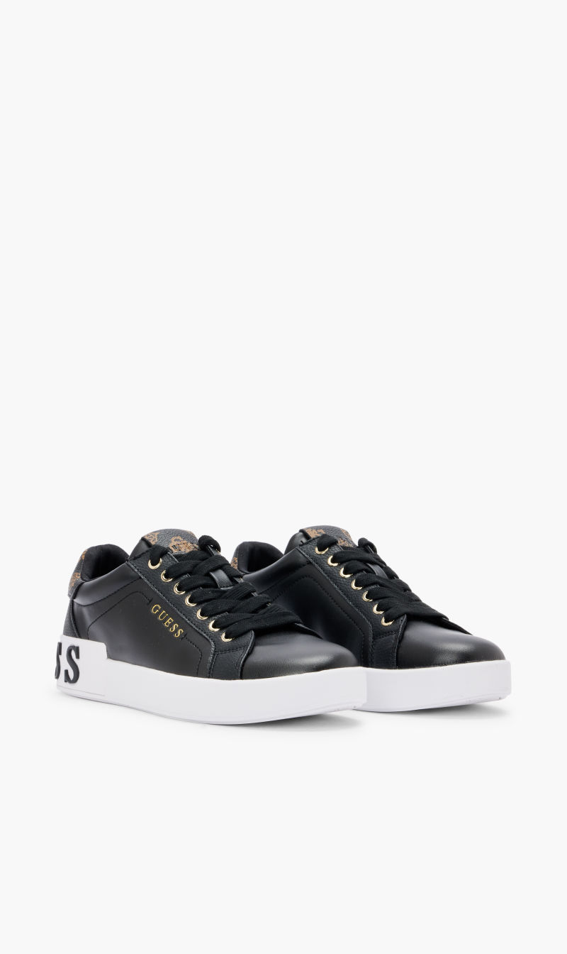 

Corlan Logo Tape Sneakers, Black