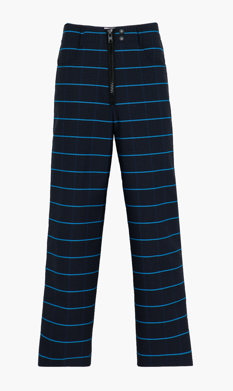 

Striped Comfort Fit Trousers, Blue
