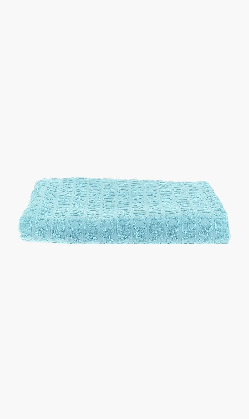 

Versace Others Vsc La Vacanza Bath Towel Blue | The Deal Outlet