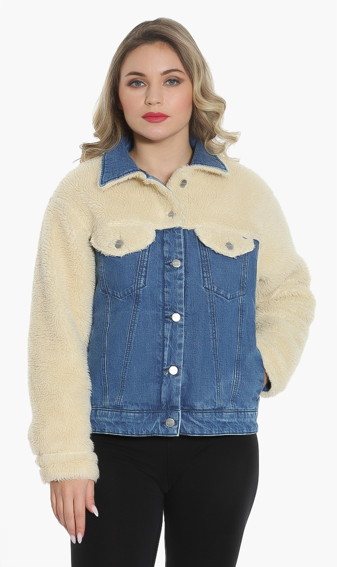 

Pepe Jeans Coco Fur Denim Jacket