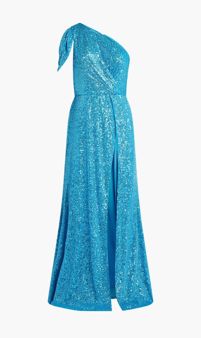 

Basix Black Label Blue Womens Dress for Women | The Deal Outlet