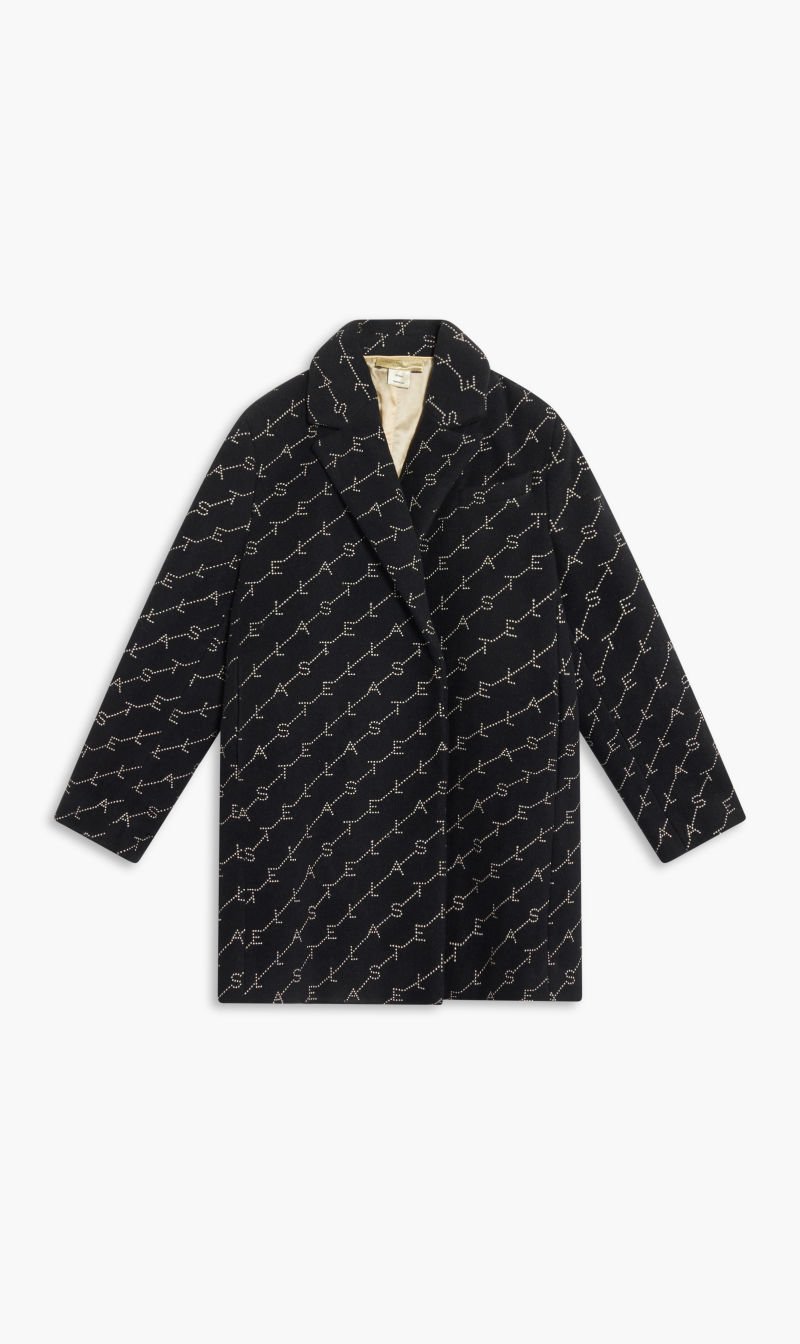 

Stella Mc Cartney Black Coat for Girls | The Deal Outlet