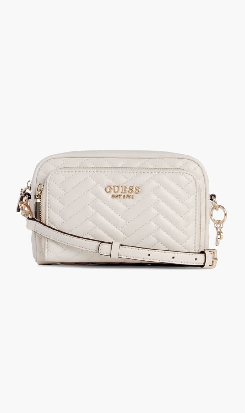 

Guess Grey Anning Quilted Mini Crossbody for Women
