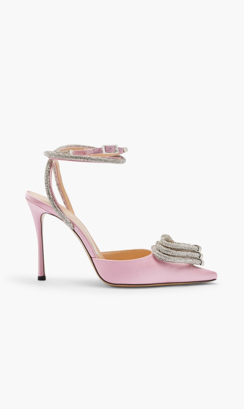 

Mach And Mach Pink Triple Heart High Heels for Women | The Deal Outlet