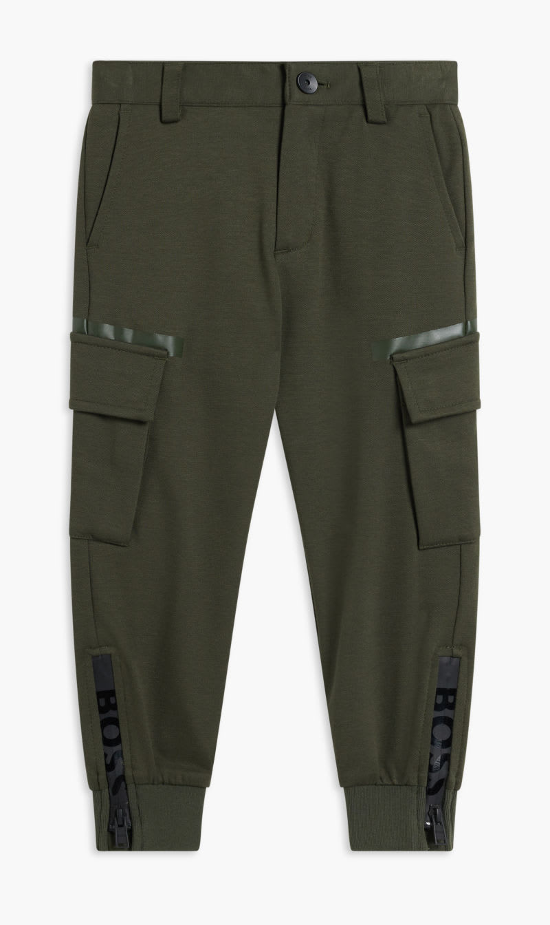 

Hugo Boss Green Trousers for Boys | The Deal Outlet