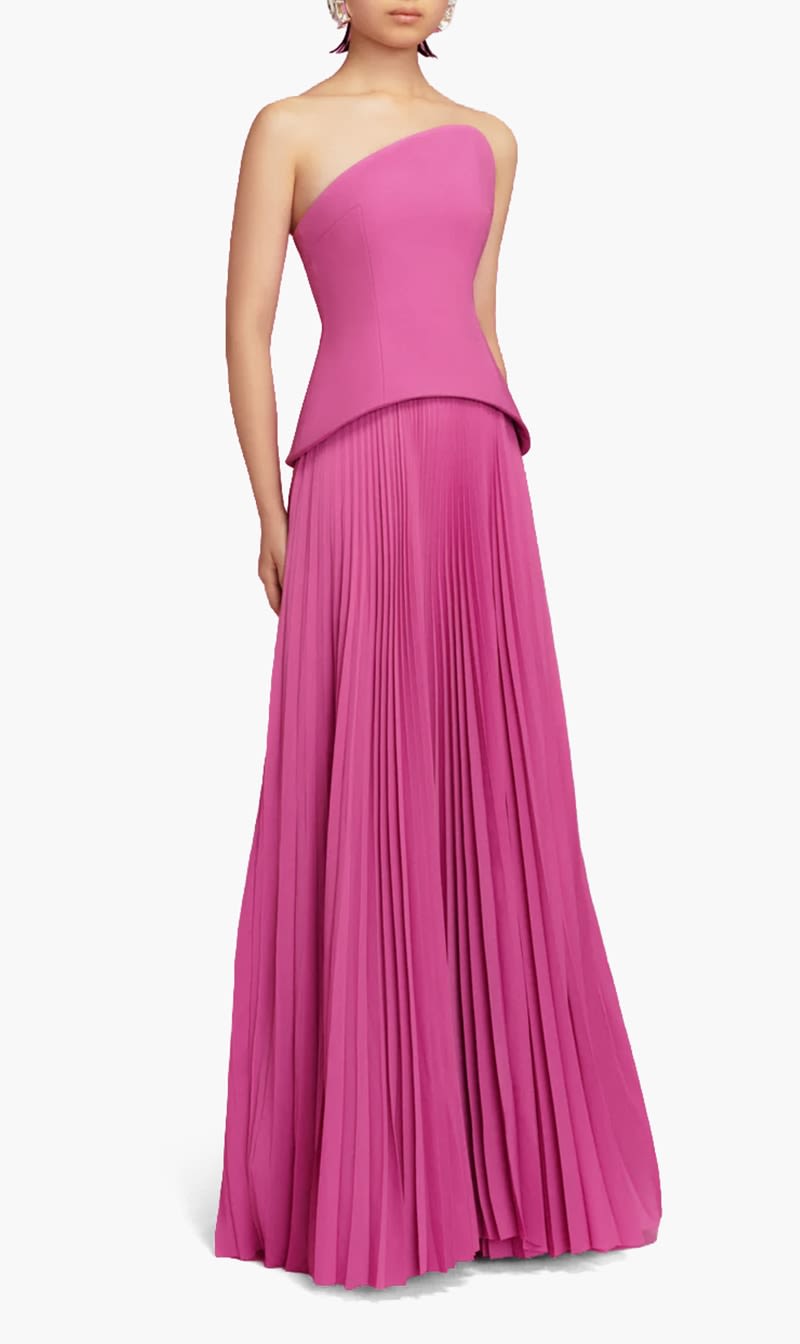 

Solace London Pink The Britt Maxi Dress for Women | The Deal Outlet