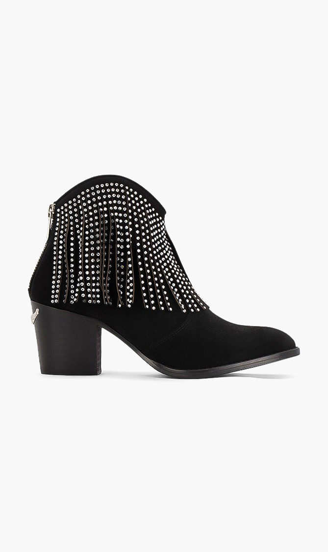 

Zadig & Voltaire Molly Suede Fringed Ankle Boots
