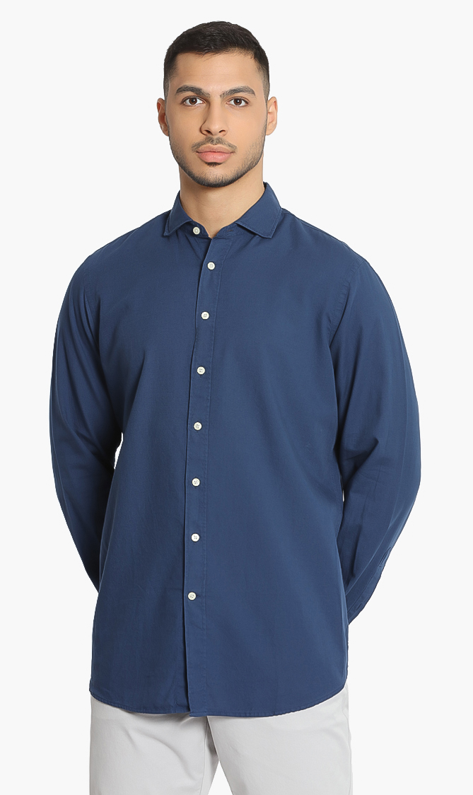 

Hackett London Gmt Dye Delave Classic Fit Shirt
