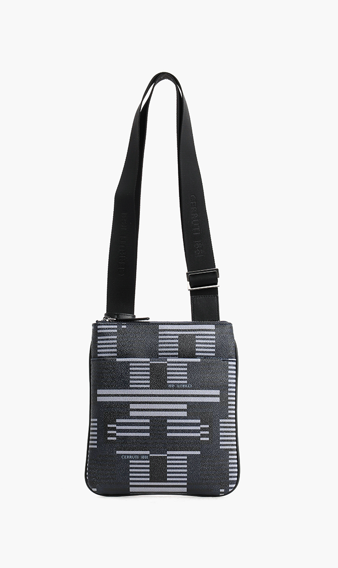 

CERRUTI Christopher Printed Leather Crossbody