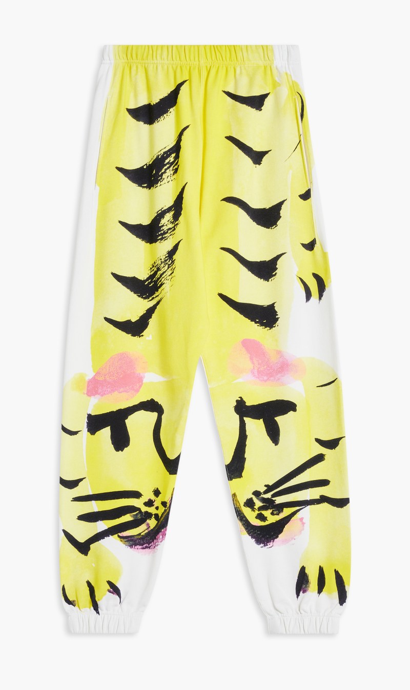 

Kenzo White Seasonal Graphic Class Jogpant for Men | The Deal Outlet