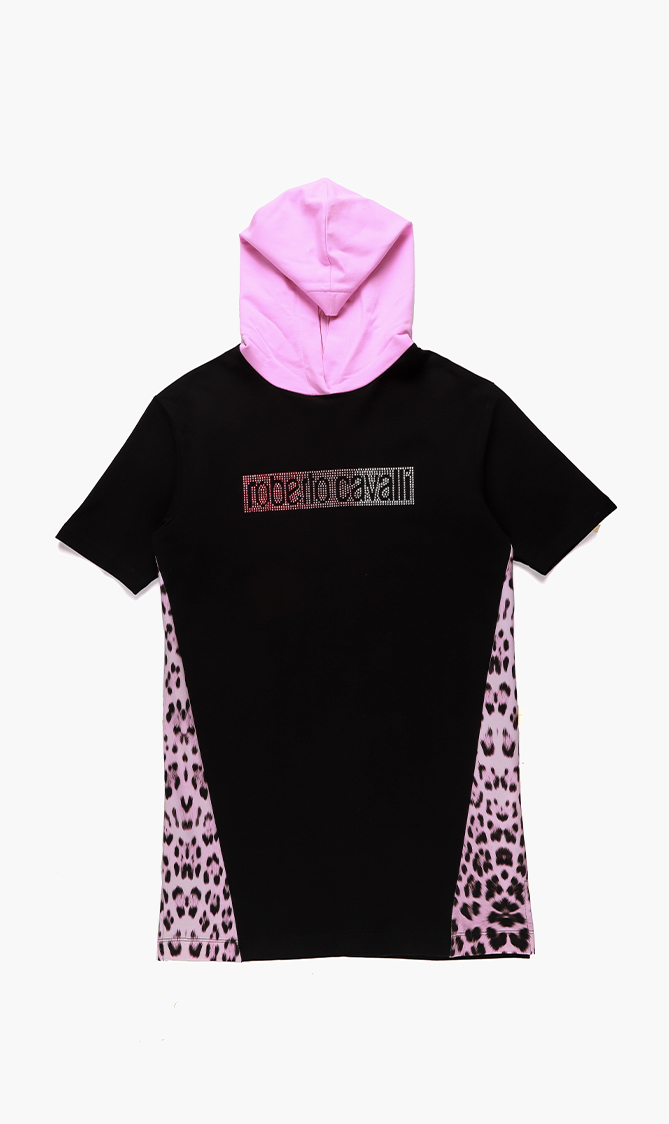 

Embellished Logo Dress