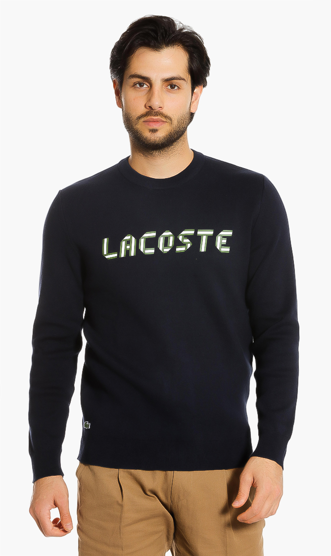 

Lacoste Logo Cotton Sweater
