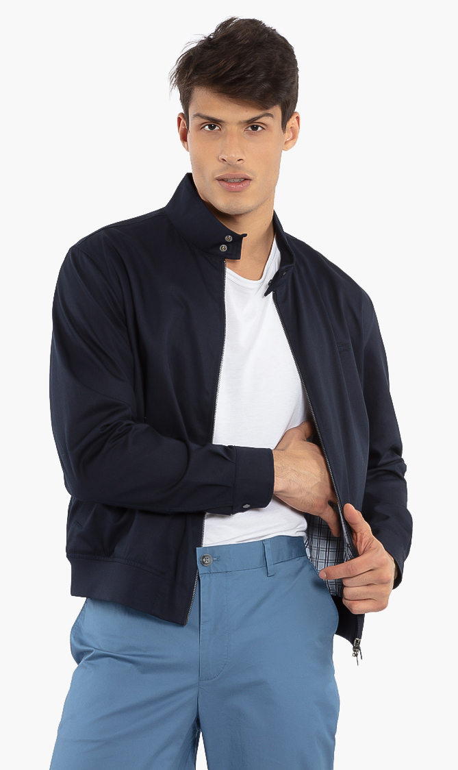 

LACOSTE Lightweight Cotton Zip Jacket