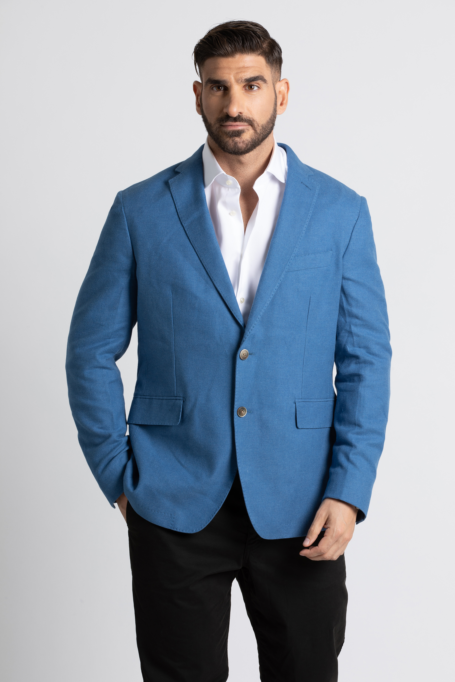 

Hackett London Brushed Cotton Blazer