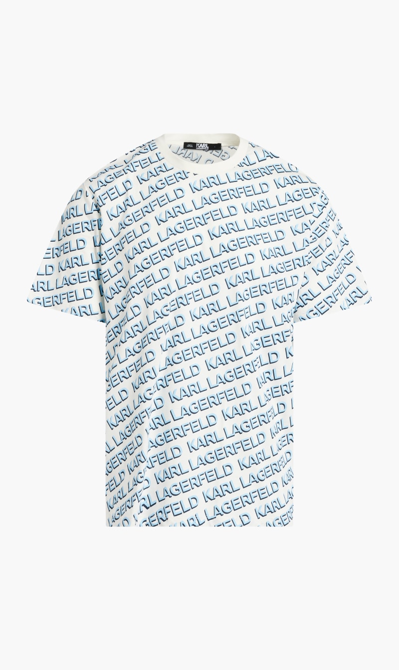 

Aop Logo T-shirt, Blue