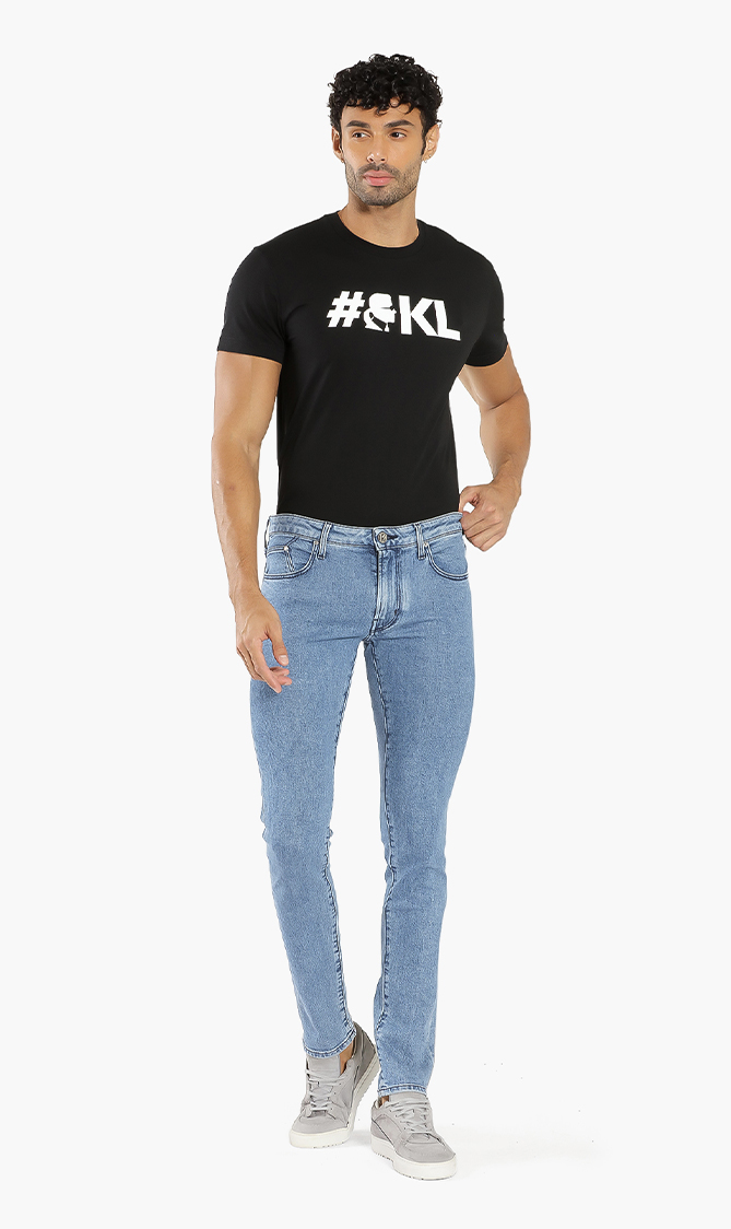 

Logo Pocket Jeans, Blue
