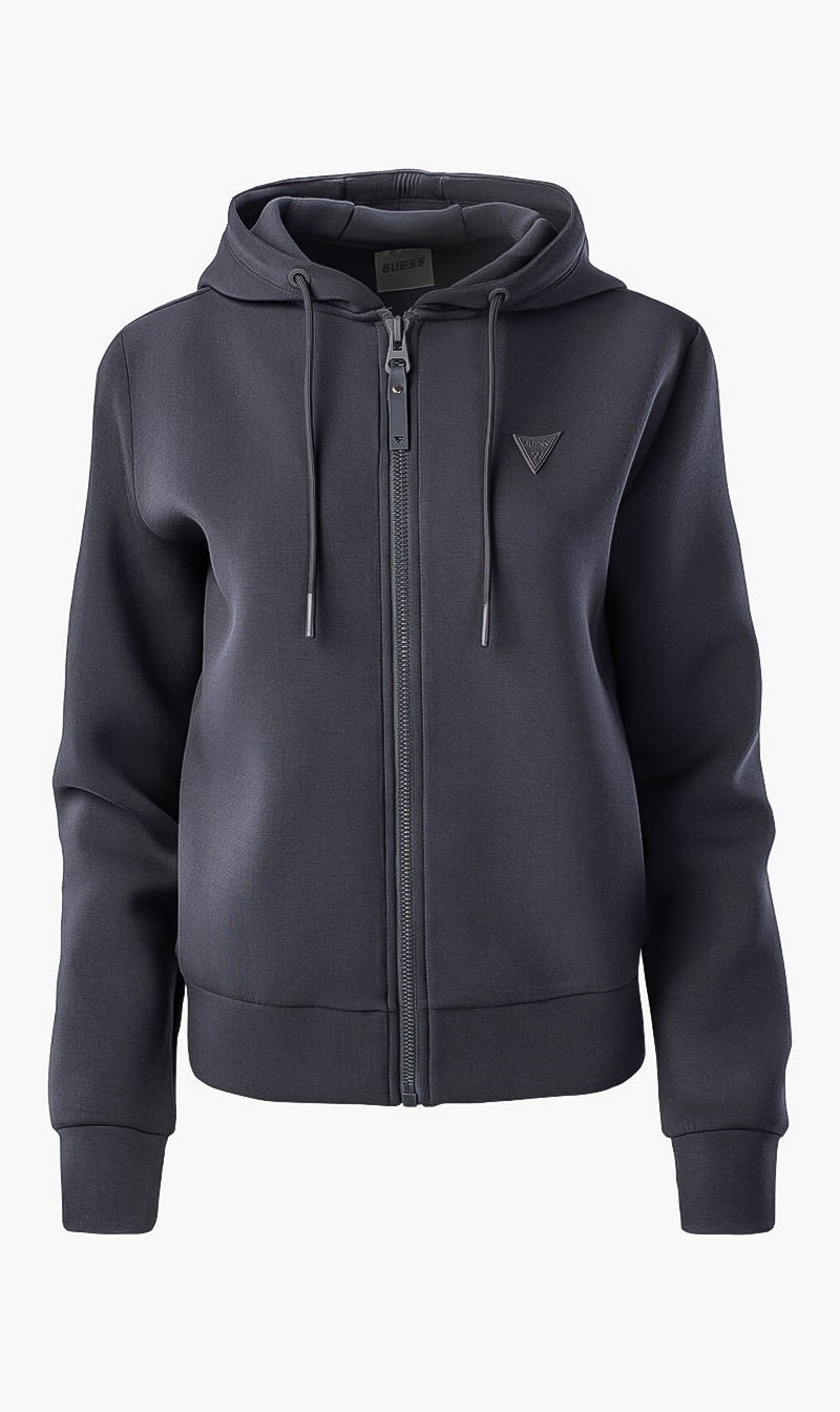 

Guess Blue Allie Scuba Hoodie Zip Sweatsh for Women | The Deal Outlet