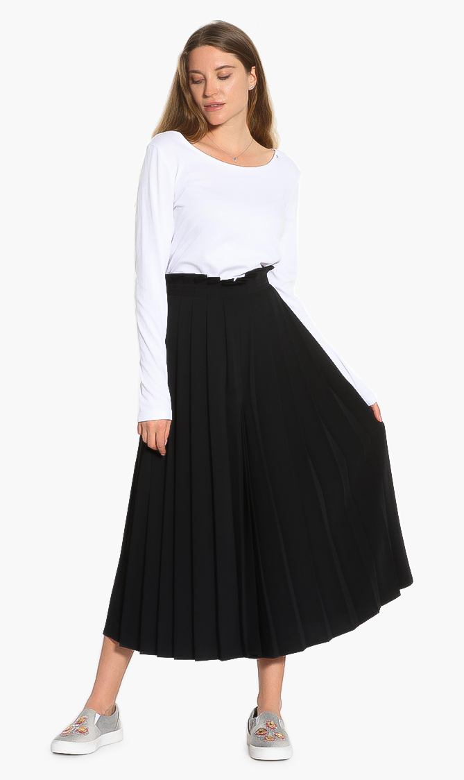 

MAISON MARGIELA Pleated Wide Leg Culottes