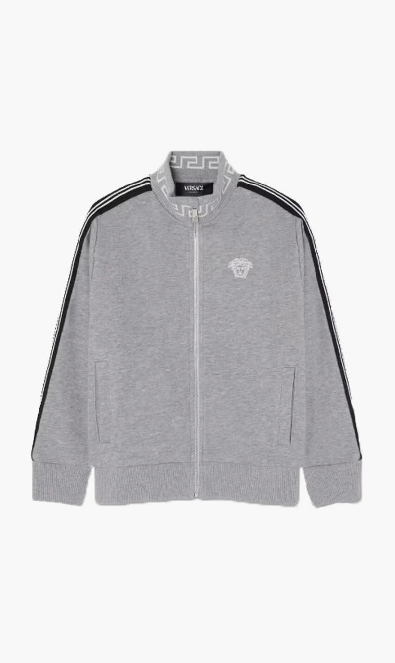 

Versace Multi-color Sweatshirt Melange Fleece + Contrast + Medusa Embroidey for Boys | The Deal Outlet