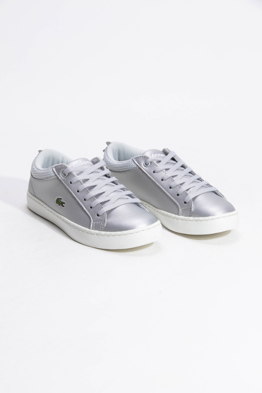 

LACOSTE Straightset Metallic Lace-up Sneakers