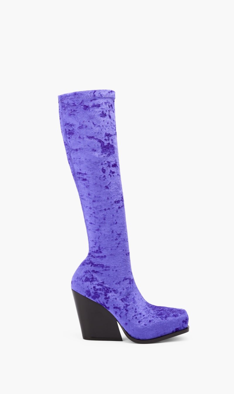 

Stella Mc Cartney Purple Cowboy Crushed Velvet for Women | The Deal Outlet
