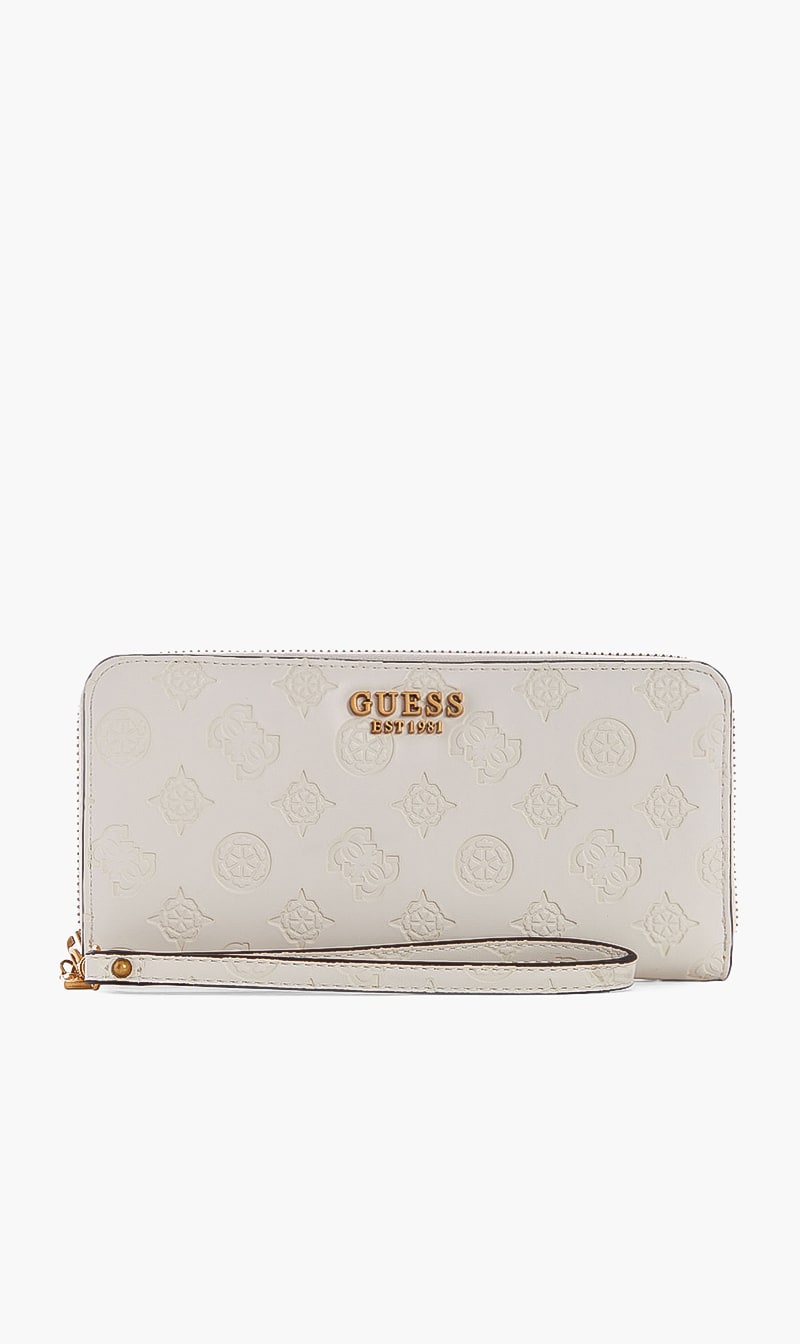 

Laurel Zip Around Wallet, White