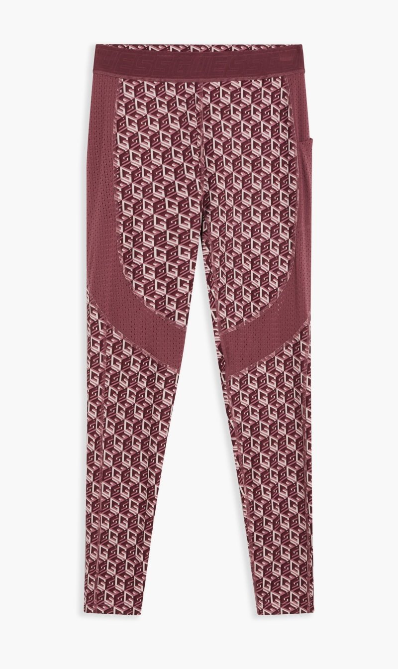 

Guess Red Daria Microfiber Legging for Women | The Deal Outlet