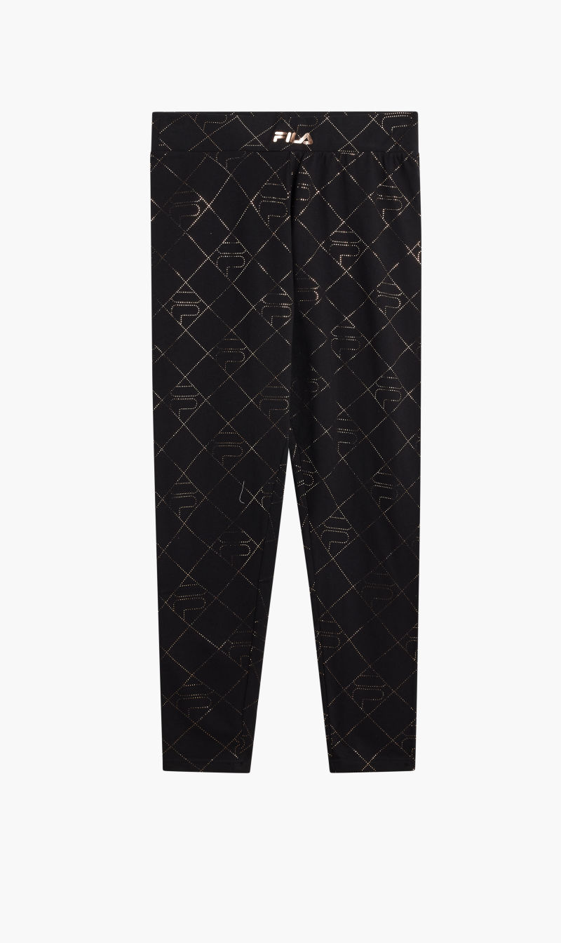 

Fila Black Leggings Aop for Women | The Deal Outlet