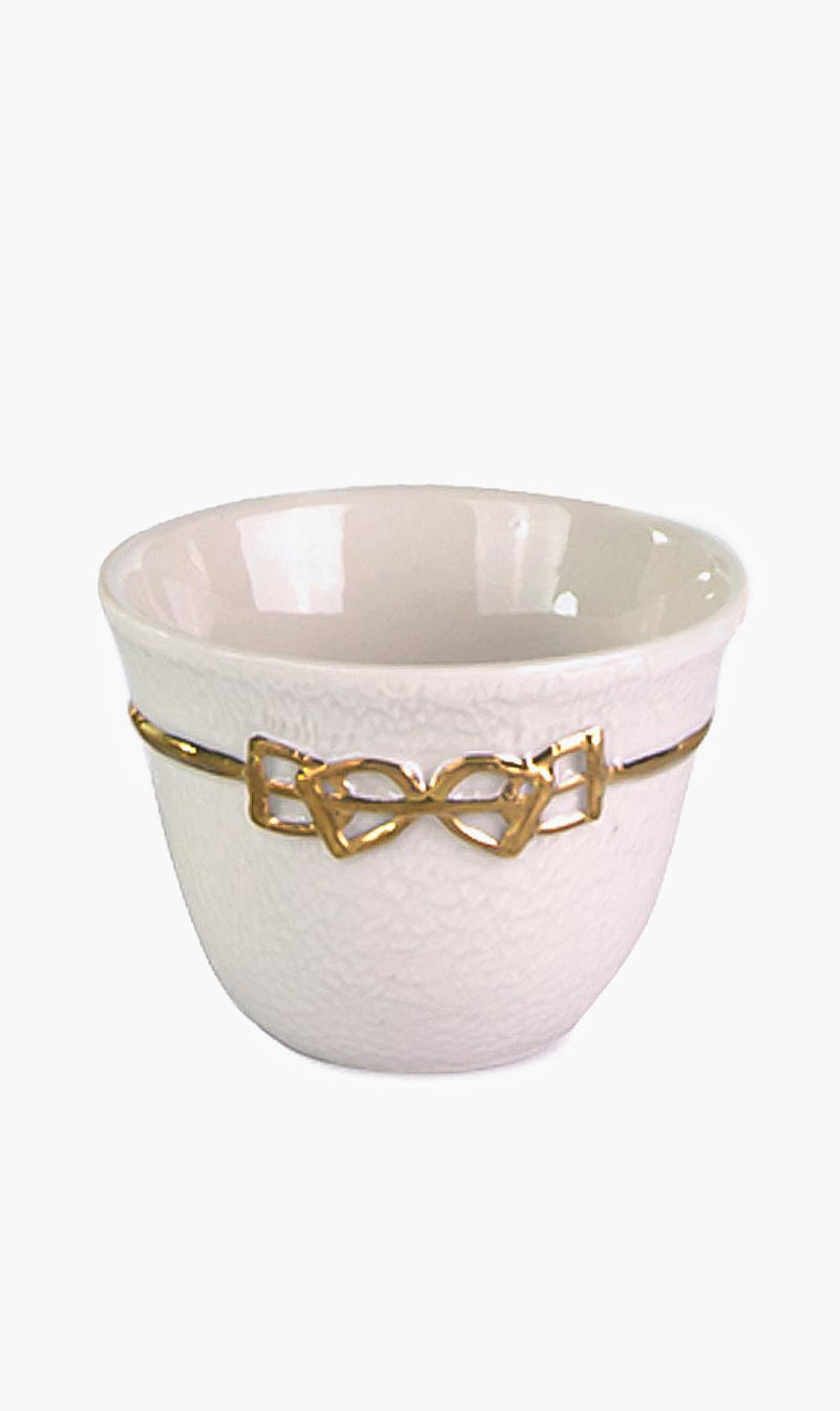 

Dressage Arabic Coffee Cup, White