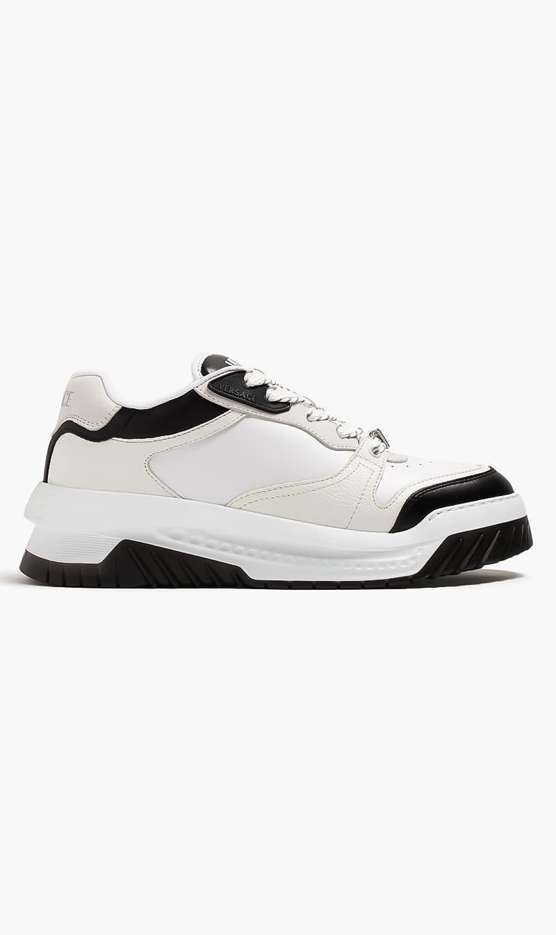 

Versace White Sneaker Calf Leather+suede+fabric for Men | The Deal Outlet