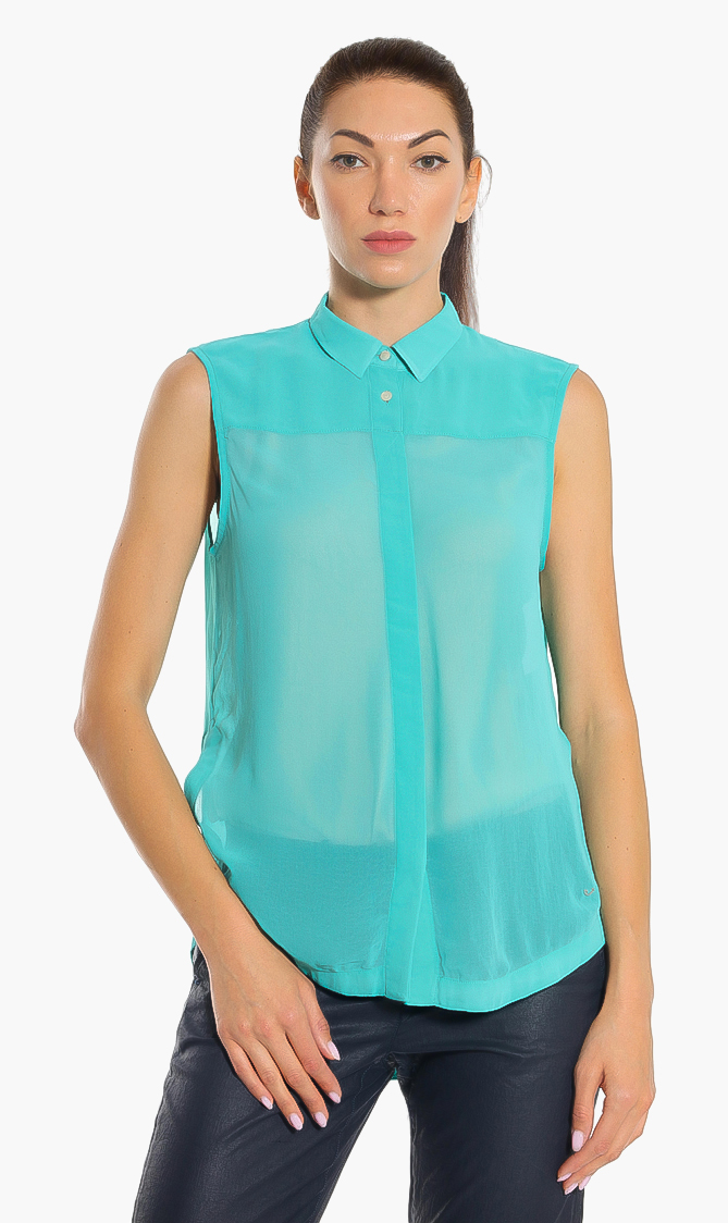 

Jacob Cohen Solid Sleeveless Shirt
