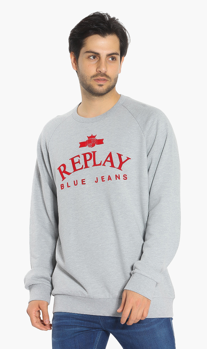 

Replay Logo Cotton Sweatshirt