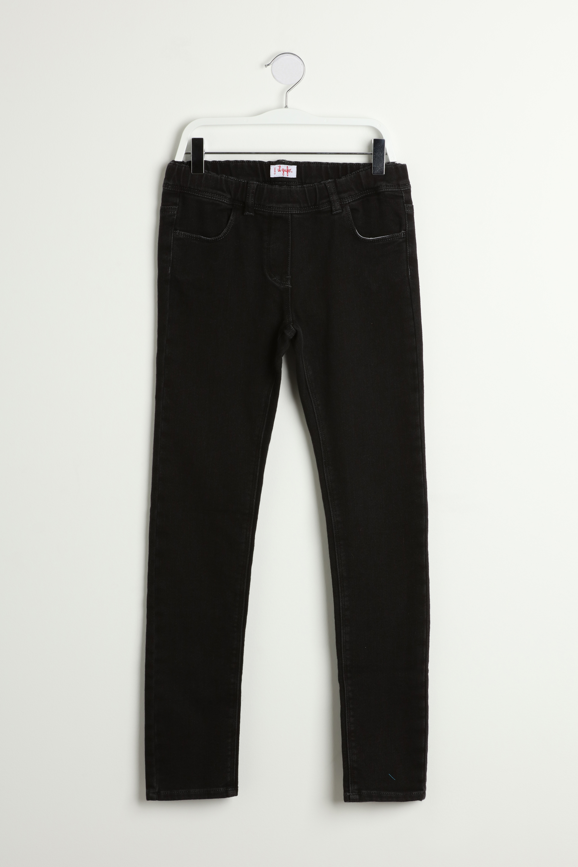 

Il Gufo Elastic Waistband Denim Pants