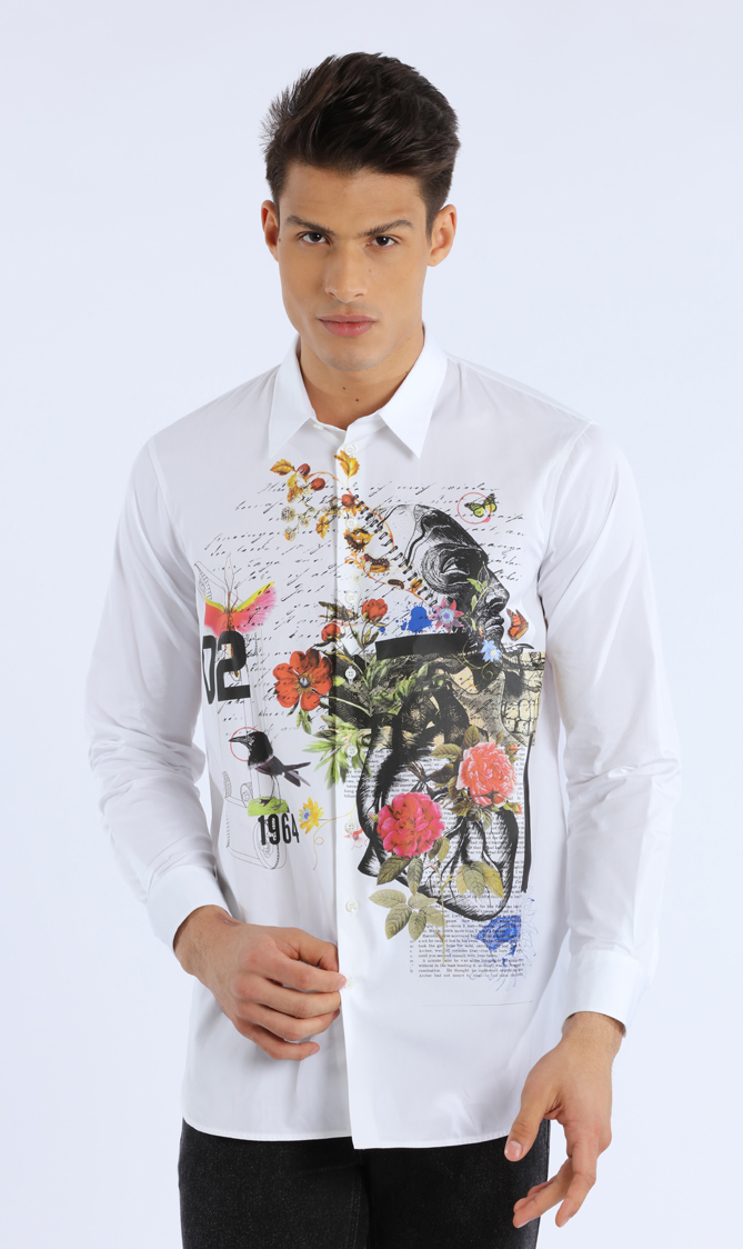 

Dsquared2 Printed Front Design Shirt