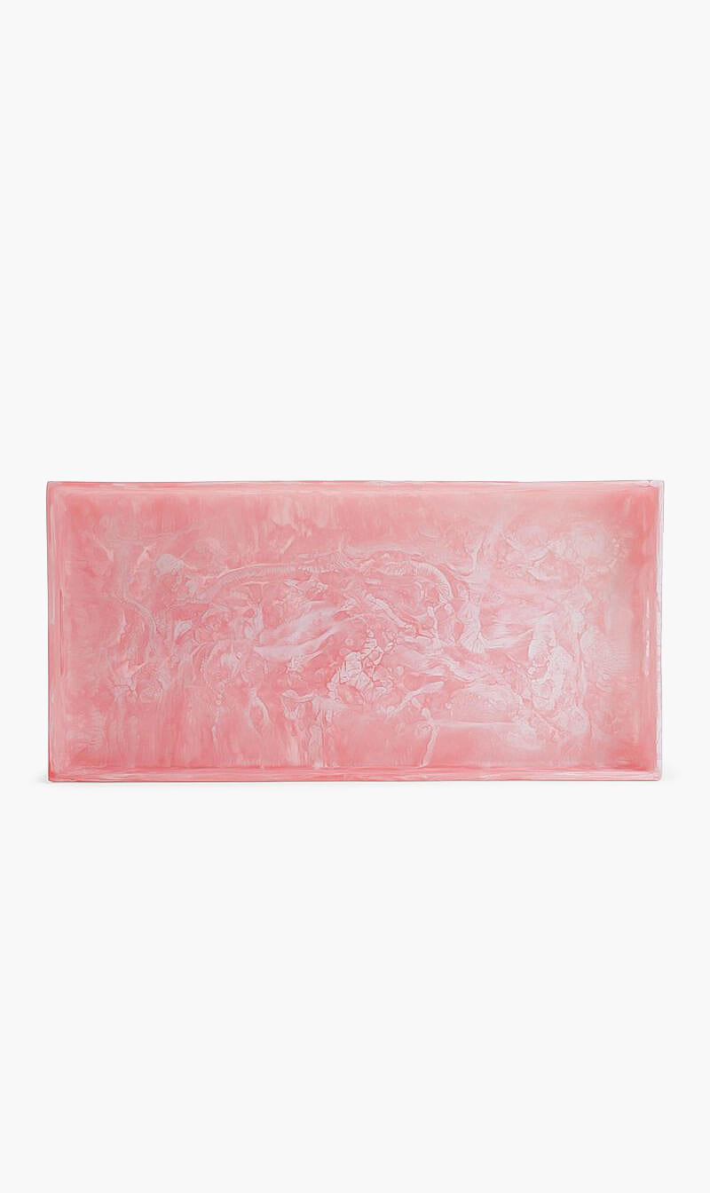 

Handled Tray, Pink