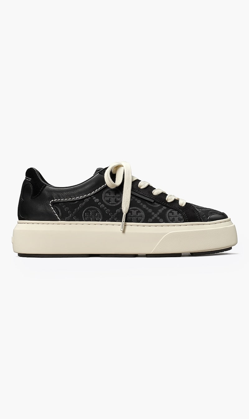 

Tory Burch Black T Monogram Ladybug Sneaker for Women | The Deal Outlet