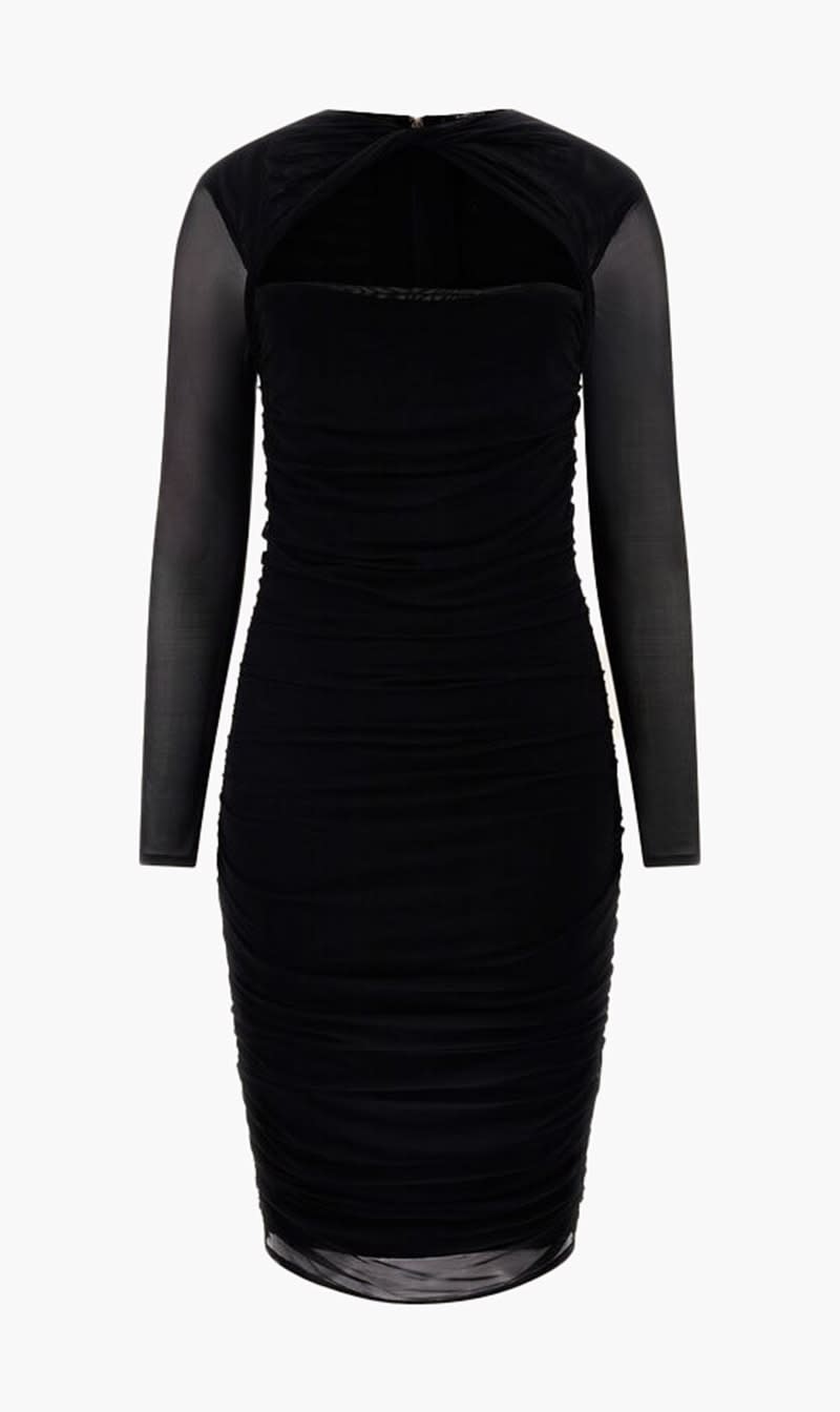 

Guess Black Esme Bandage Dress for Women | The Deal Outlet