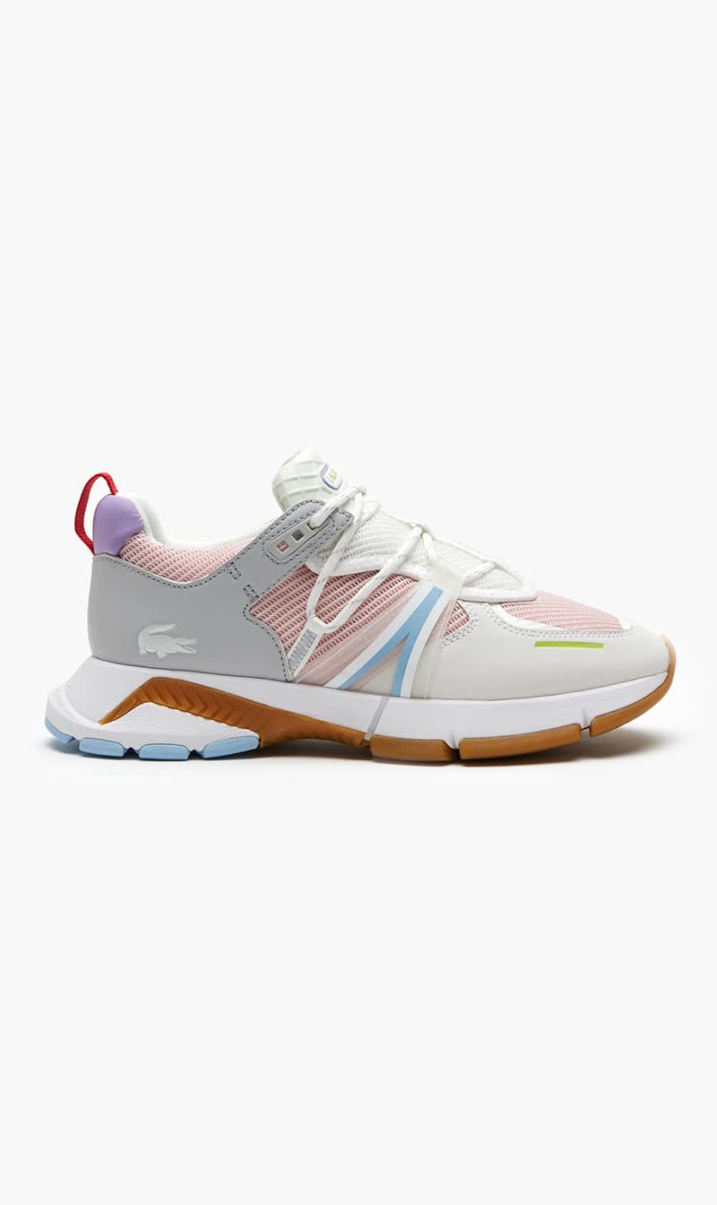 

Lacoste Multi-color Textile Color-block Sneakers for Women | The Deal Outlet